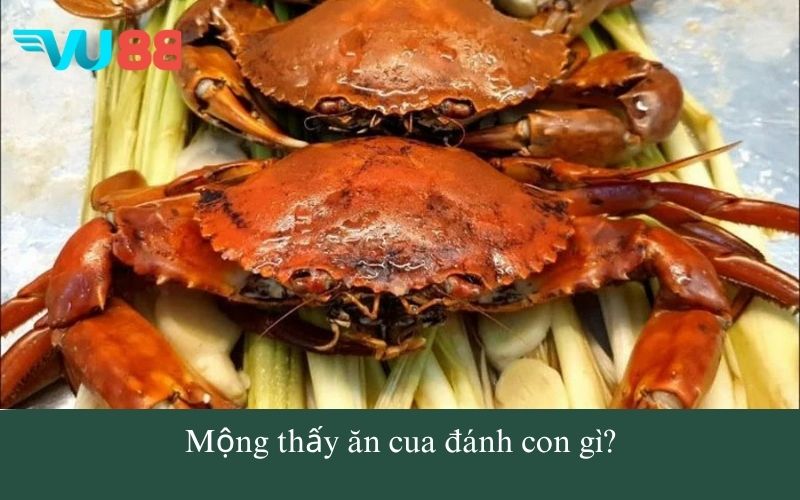 Mộng thấy ăn cua đánh con gì?