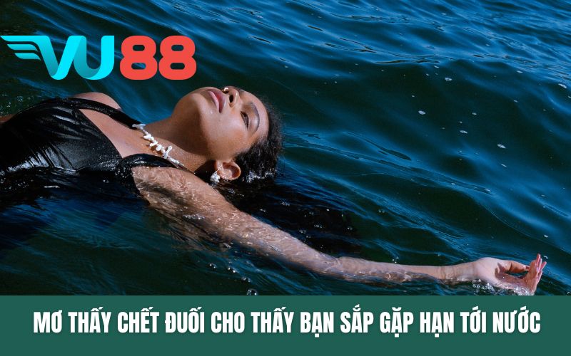 Mơ thấy chết đuối cho thấy bạn sắp gặp hạn tới nước